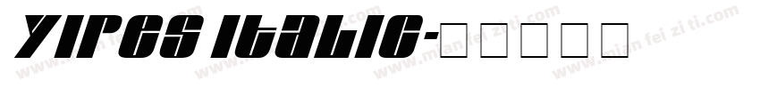 Yipes Italic字体转换